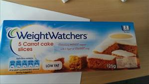 Weight Watchers Carrot Cake Slices