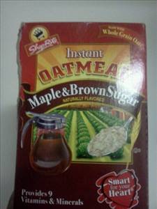 ShopRite Maple & Brown Sugar Instant Oatmeal