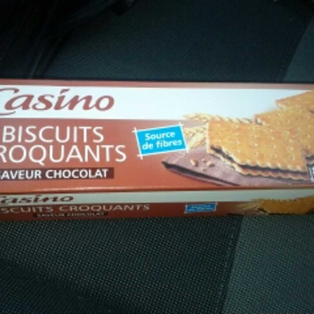 Casino Biscuits Croquants Saveur Chocolat