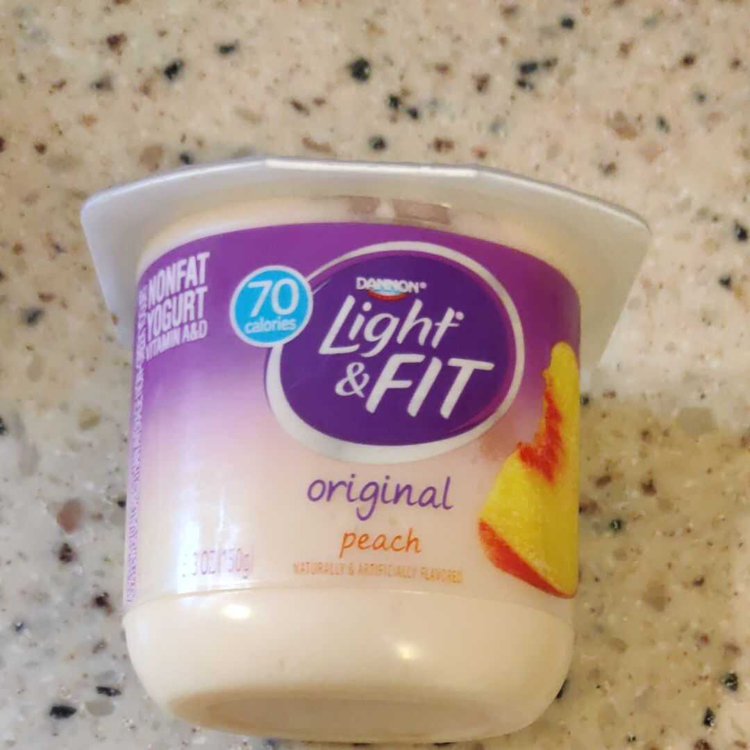 Dannon Light & Fit Yogurt - Peach (5.3 oz)