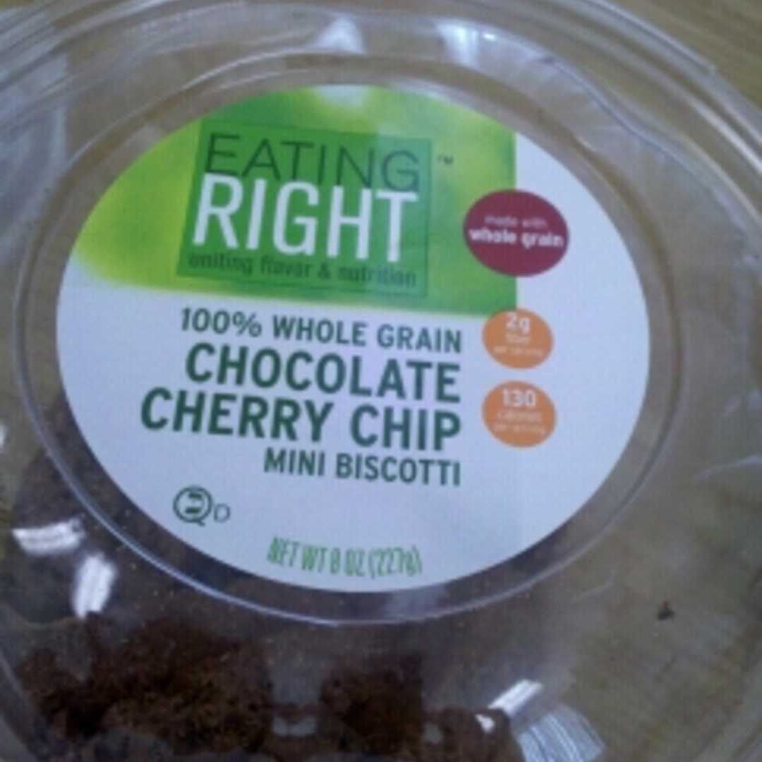 Eating Right Chocolate Cherry Chip Mini Biscotti
