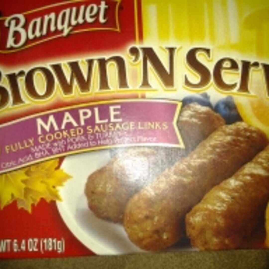 Banquet Brown 'N Serve Maple Sausage Links