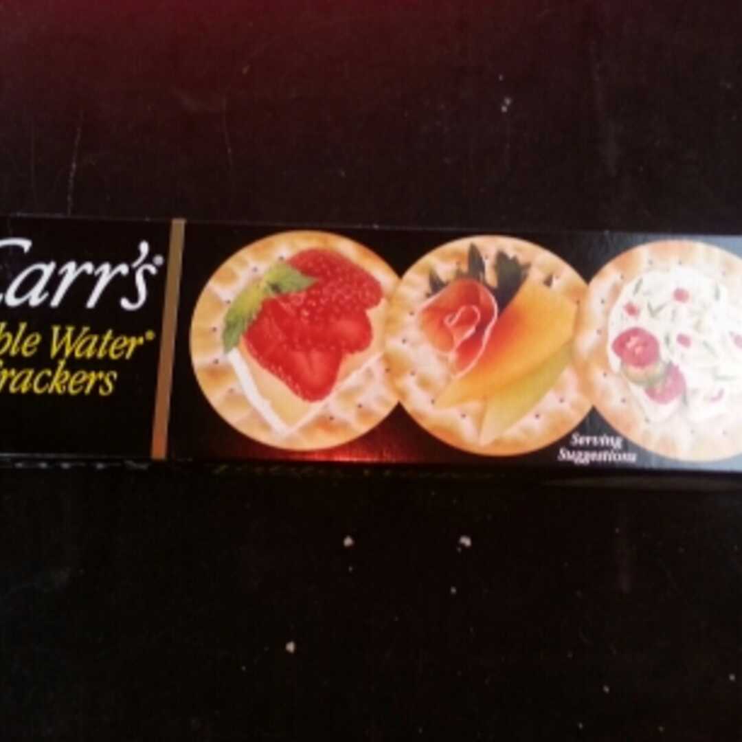 Calories in Carr's Table Water Crackers and Nutrition Facts
