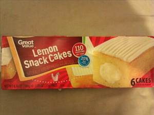 Great Value Lemon Snack Cake