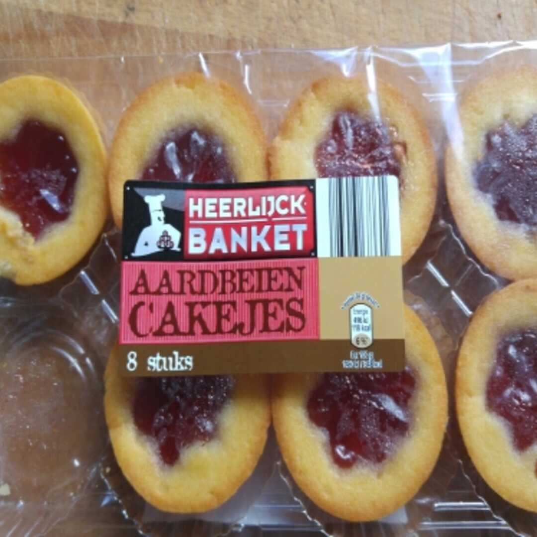 Heerlijck Banket Aardbeien Cakejes