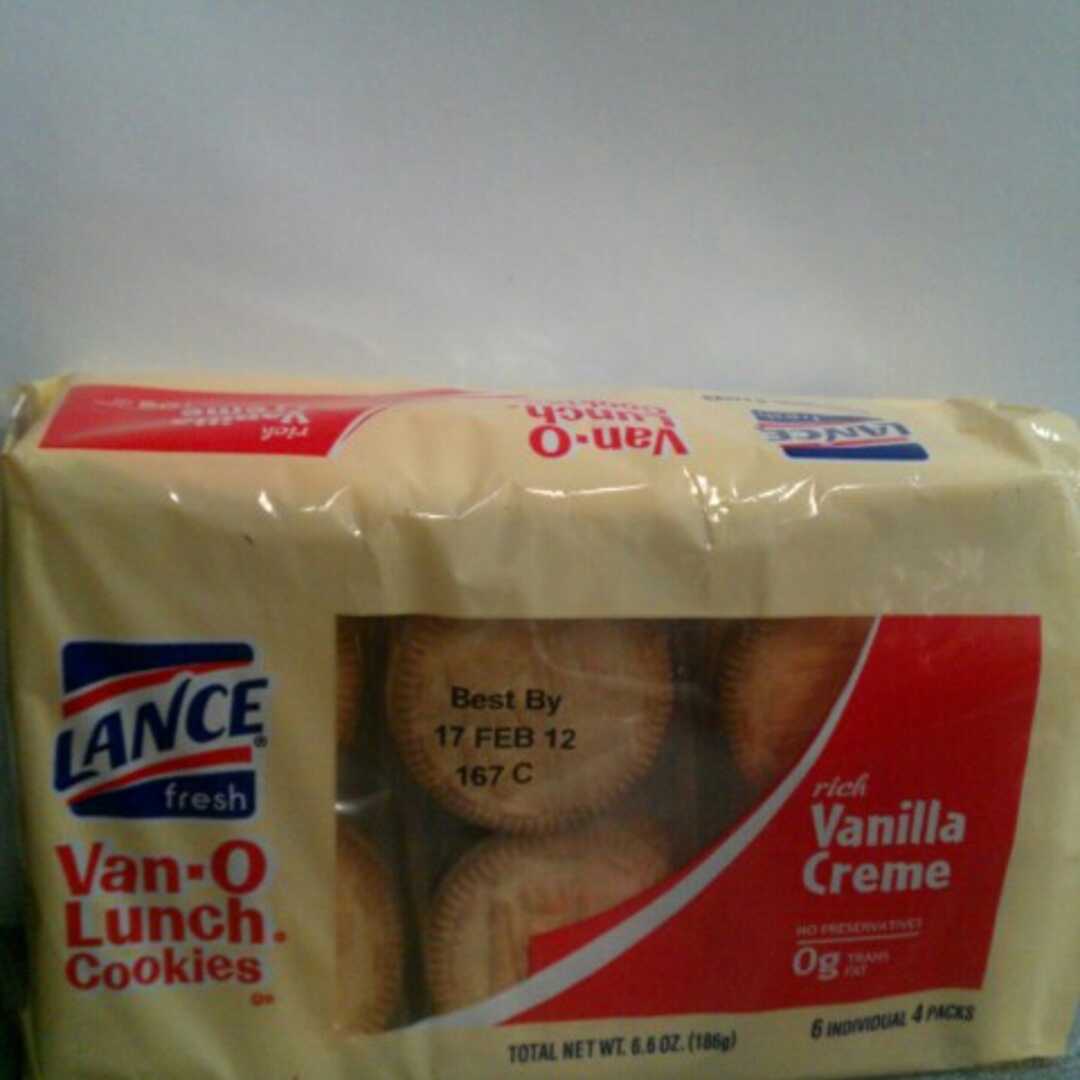 Lance Van-O Lunch Rich Vanilla Cream Cookies