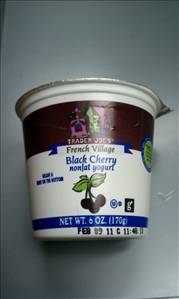Trader Joe's French Village Nonfat Black Cherry Yogurt