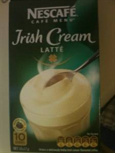 Nescafe Cafe Menu Irish Cream Latte