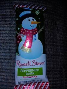 Russell Stover Peppermint Bark Snowman