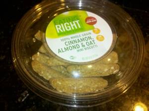 Eating Right Cinnamon, Almond, & Oat Mini Biscotti