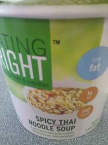 Eating Right Spicy Thai Noodle Soup