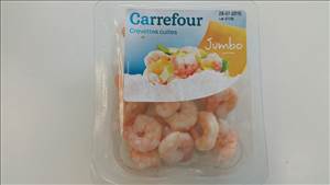 Carrefour Crevettes Cuites Jumbo