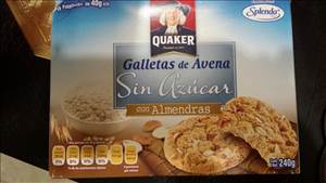 Quaker Galletas de Avena sin Azúcar con Almendras
