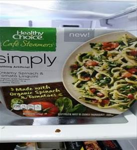 Healthy Choice Cafe Steamers Creamy Spinach & Tomato Linguini