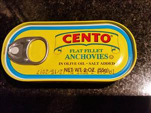 Cento Flat Fillet Anchovies in Olive Oil