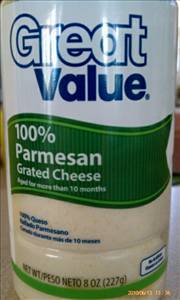 Great Value 100% Parmesan Cheese Grated
