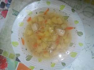 Куриный Овощной Суп (с Равным Объемом Воды, Консервы)