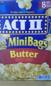 Act II 100 Calorie Butter Mini Popcorn Bags