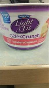 Dannon Light & Fit Greek Crunch Strawberry Cheesecake