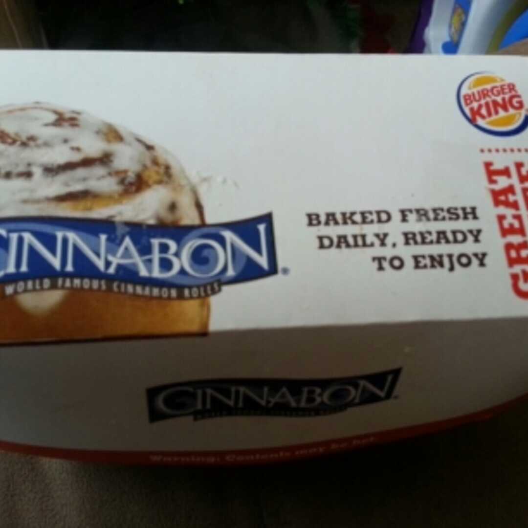 Burger King Cinnabon Minibon Roll