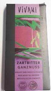 Vivani Zartbitter Ganznuss