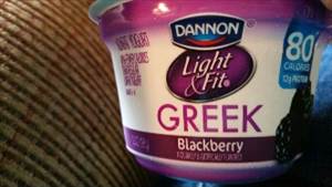 Dannon Light & Fit Greek Yogurt - Blackberry