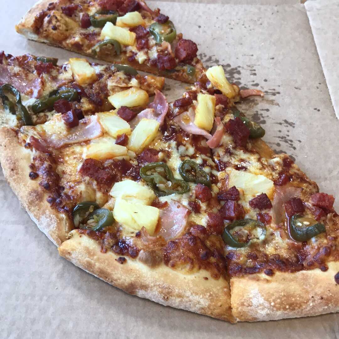 Meat and Vegetable Pizza