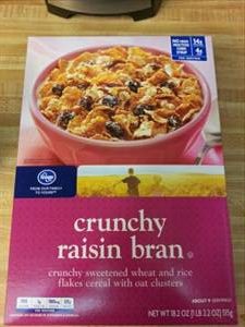 Kroger Crunchy Raisin Bran Cereal