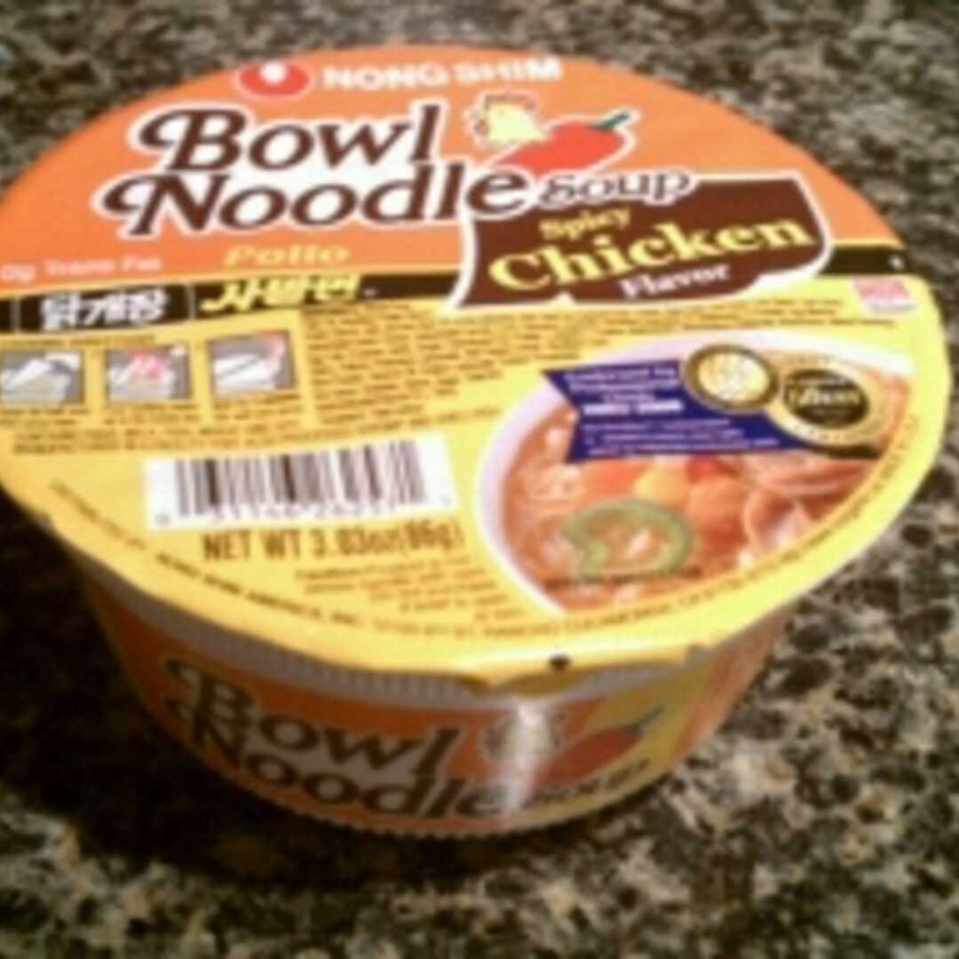 Nong Shim Spicy Chicken Flavor Noodle Soup Bowl
