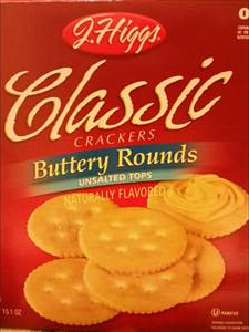 J. Higgs Buttery Rounds Crackers