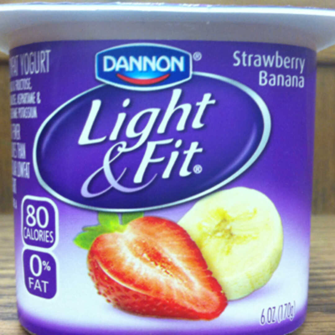 Dannon Light & Fit Yogurt - Strawberry Banana (170g)