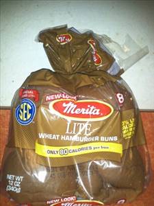Merita Lite Wheat Hamburger Buns