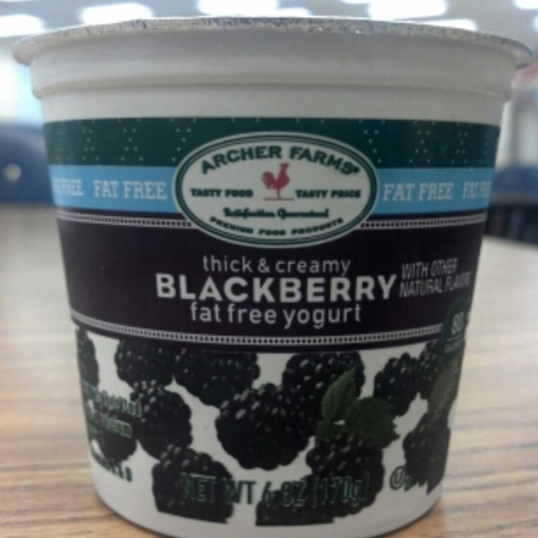 Archer Farms Fat Free Blackberry Yogurt