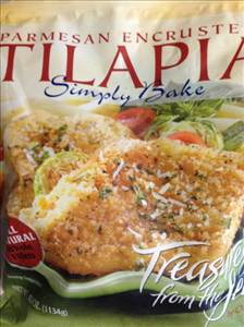 Treasures from the Sea Parmesan Encrusted Tilapia