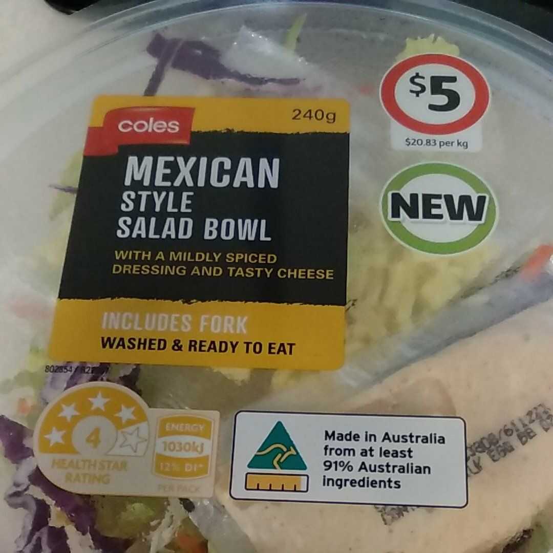Coles Mexican Style Salad Kit