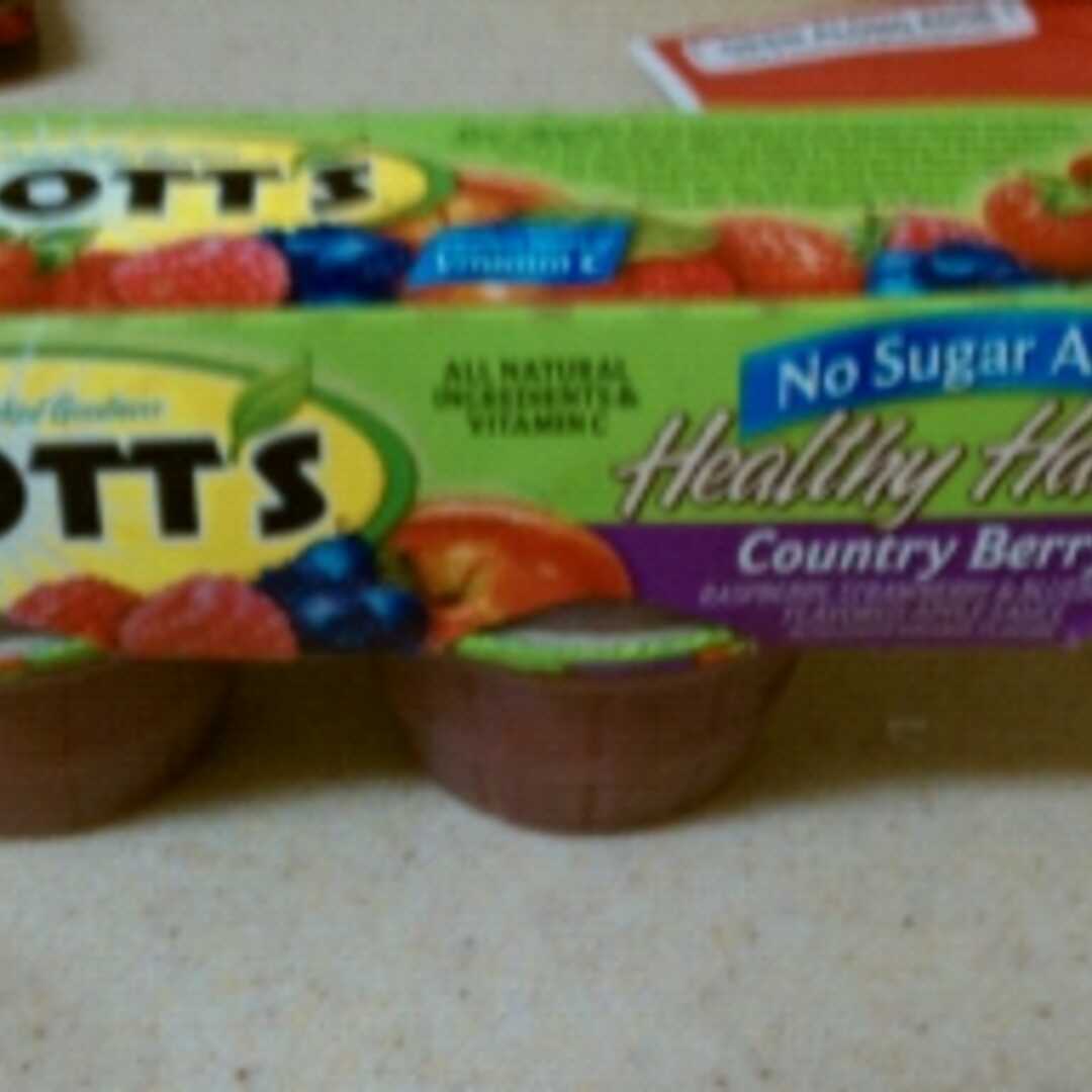 Mott's Healthy Harvest Country Berry No Sugar Added Applesauce