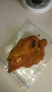 Baked or Fried Coated Chicken Breast with Skin