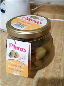 Pilaros Green Olives Stuffed with Garlic