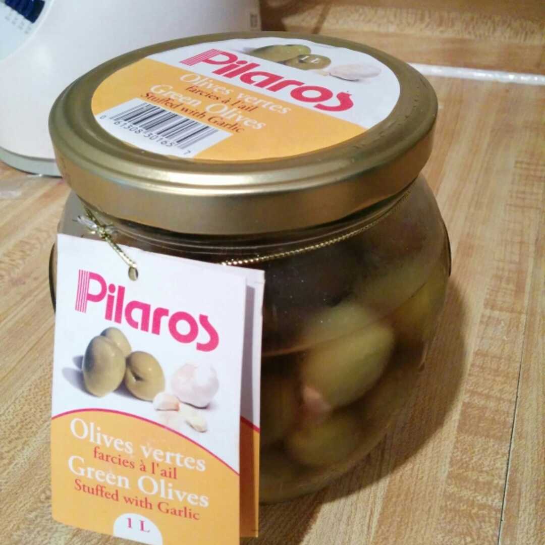 Pilaros Green Olives Stuffed with Garlic