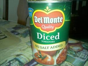 Del Monte Diced Tomatoes No Salt Added