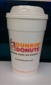 Dunkin' Donuts Hot Coffee with Whole Milk & Sugar - Small