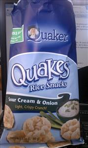 Quaker Quakes Rice Cakes - Sour Cream and Onion