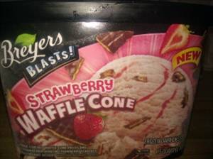Breyers Strawberry Waffle Cone