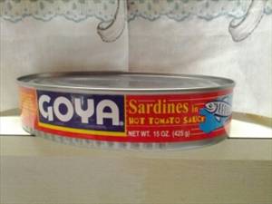 Goya Sardines in Hot Tomato Sauce