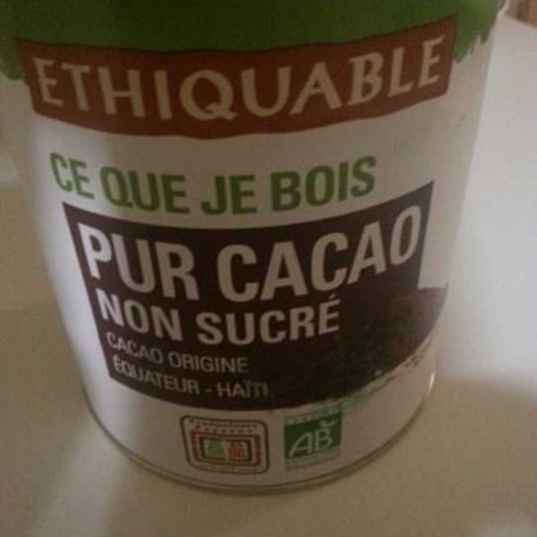 Ethiquable Pur Cacao Non Sucré