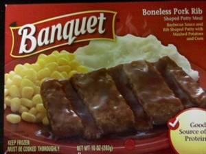 Banquet Boneless Pork Ribs Meal