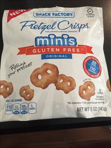 The Snack Factory Pretzel Crisps Minis Original - Gluten Free