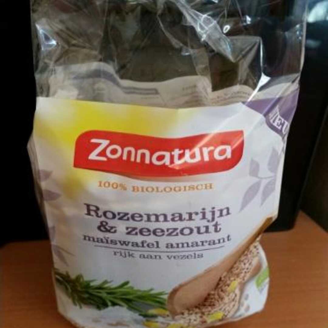 Zonnatura Maïswafel Amarant Rozemarijn & Zeezout