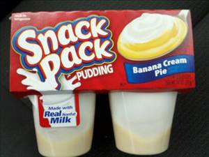 Hunt's Banana Cream Pie Pudding Snack Pack