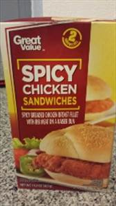 Great Value Spicy Chicken Sandwich